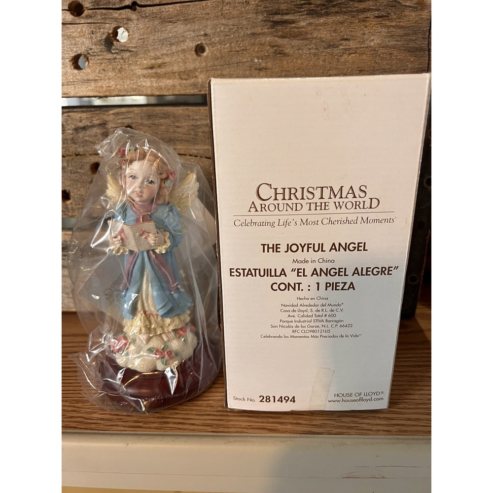 Joyful Angel House Of Lloyd 1994 Figurine Christmas Around The World Doll Figure